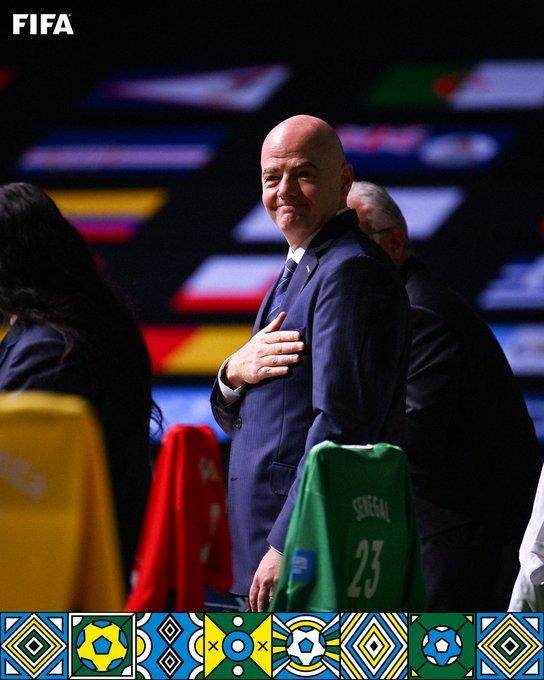 1678962562055056817.jpg 官方:因凡蒂诺连任国际足联主席 新任期至2027年